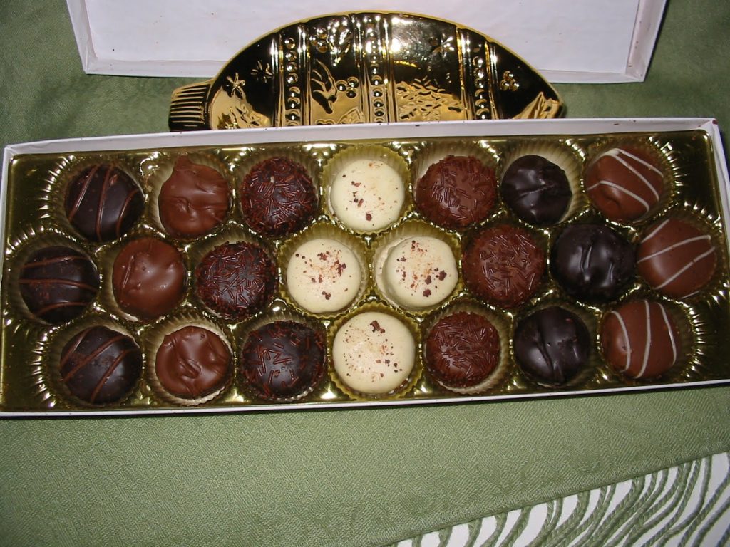 Chocolate Truffles  make excellent women's gifts.
