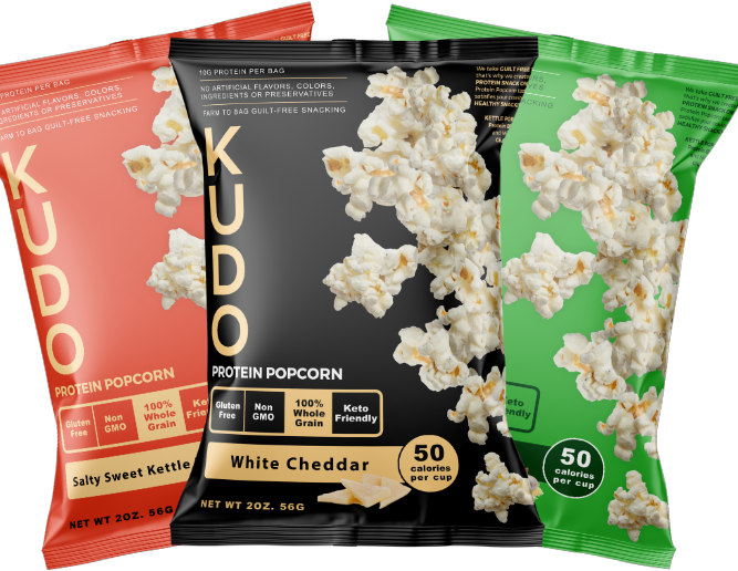 Guilt-free snack Protein Popcorn