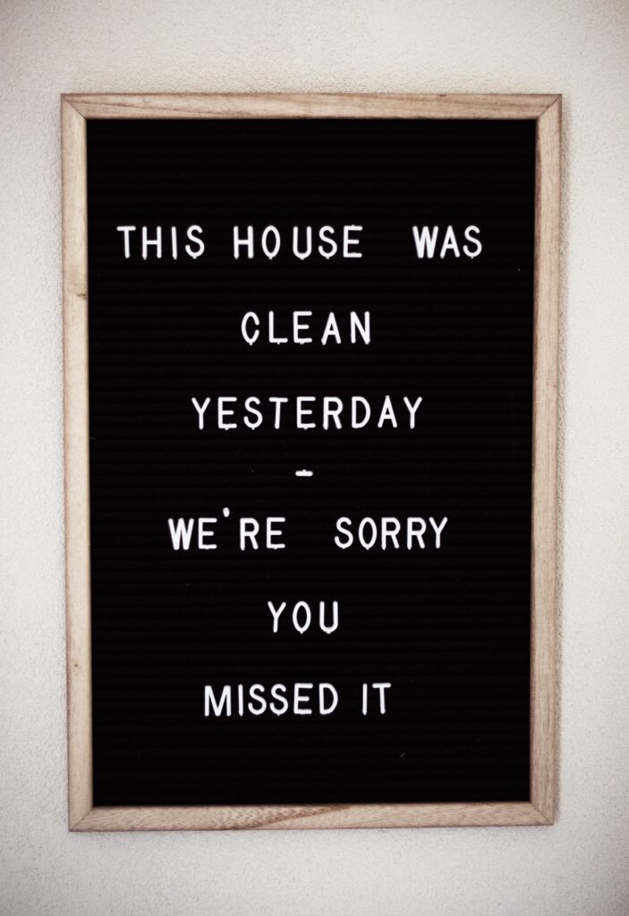 Housekeeping sign